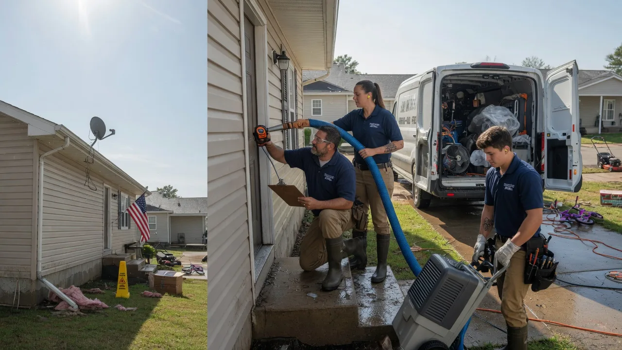 Ceiling Water Damage Restoration in Fort Thompson, SD near me