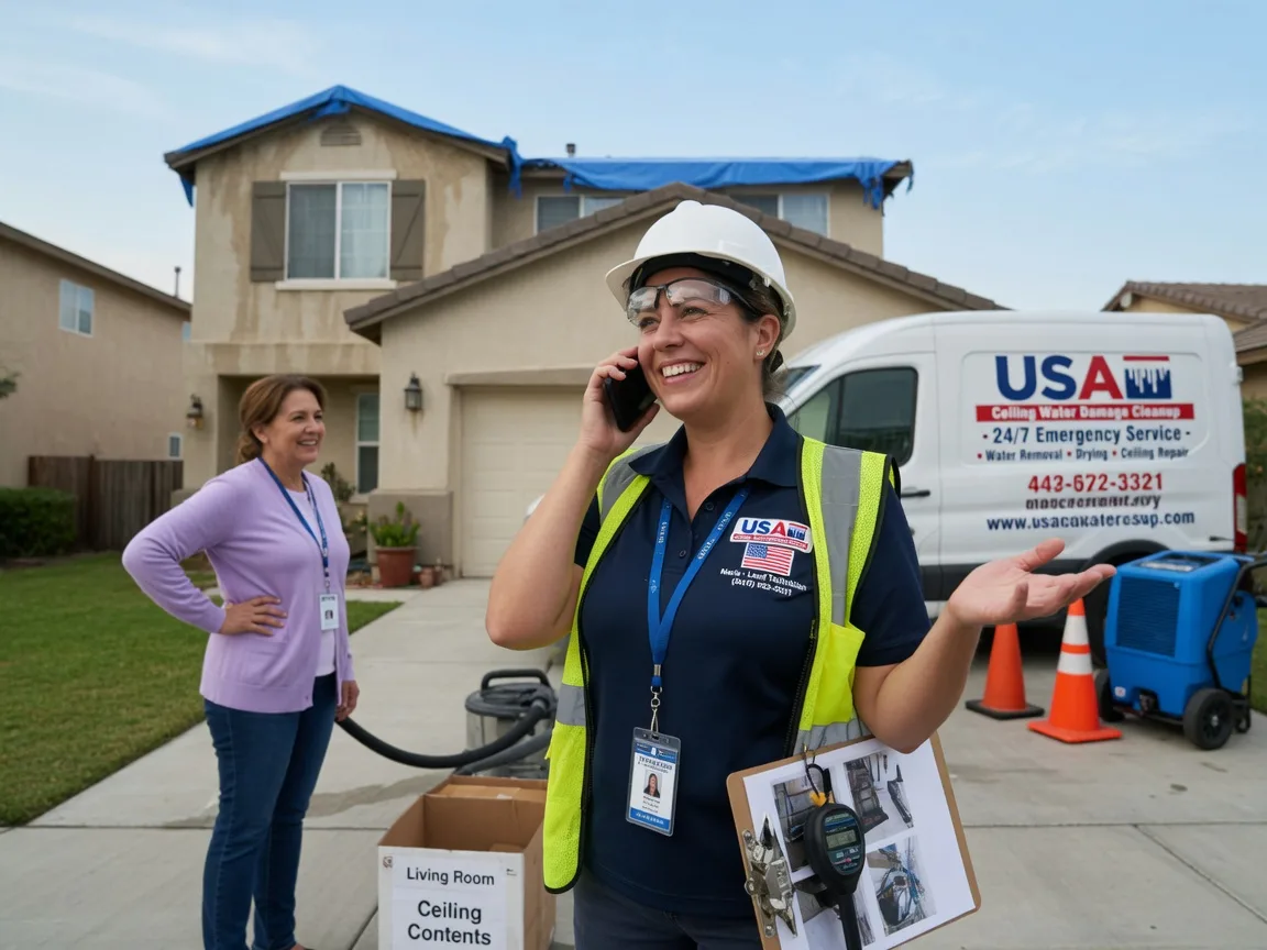 Ceiling Water Damage Restoration Fort Thompson, SD FAQs